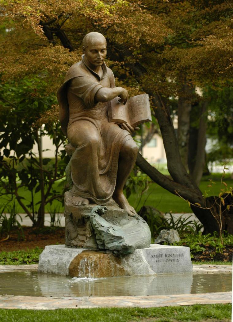 St. Ignatius statue