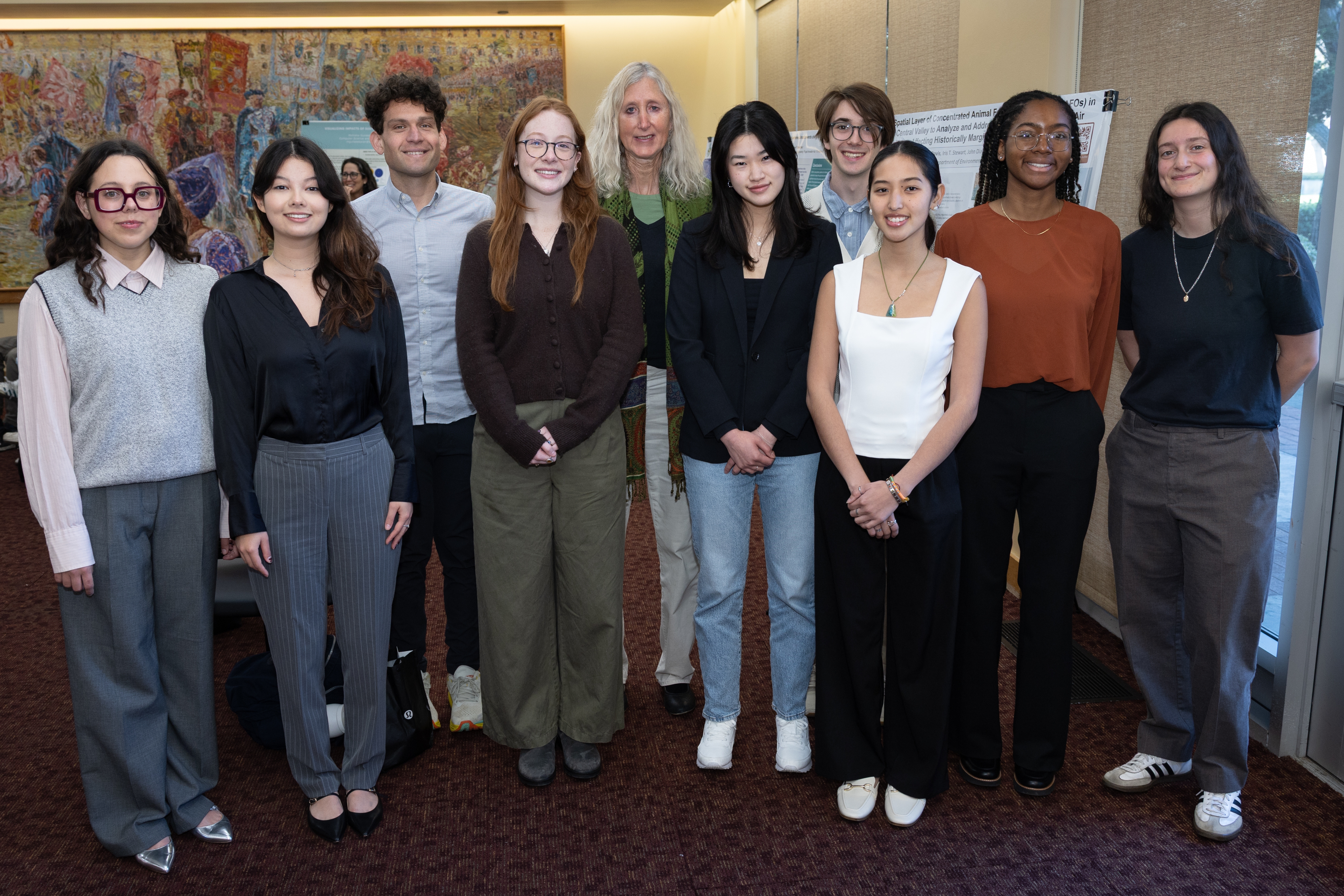 Water and Climate Justice Lab Members stand for a photo during the 2025 Sustainability and EJ Symposium.