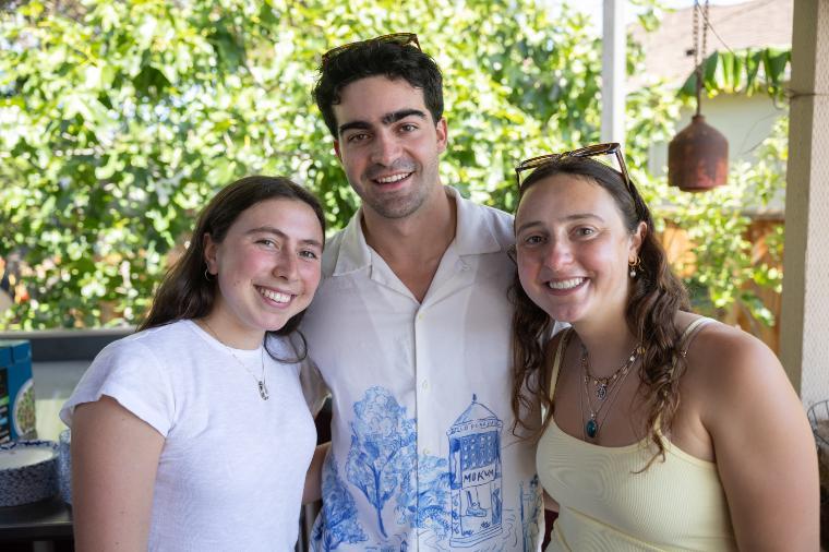 2025 Sustainability Celebration: 3 smiling students