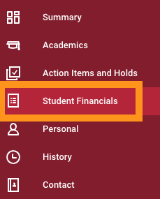 Workday Student Financials