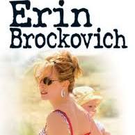Picture of actress Julia Roberts as Erin Brockovich in film.