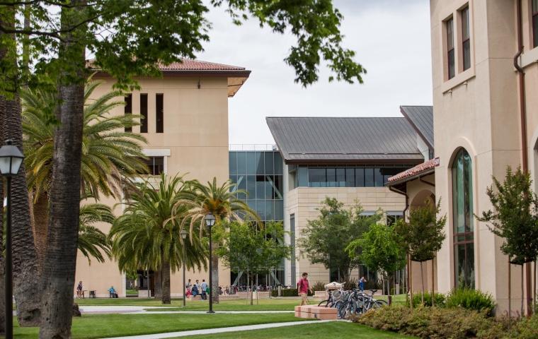 Campus photo of University library. image link to story
