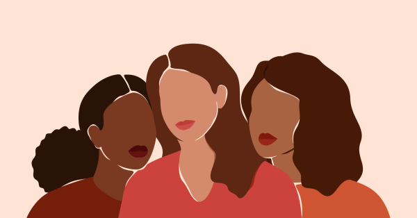 Image of three Latina women