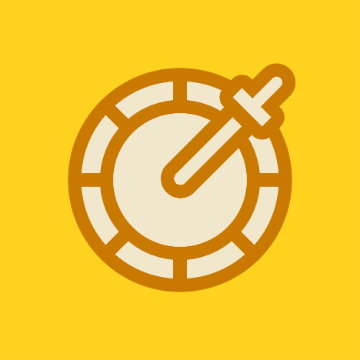 Color picker icon that represents color category