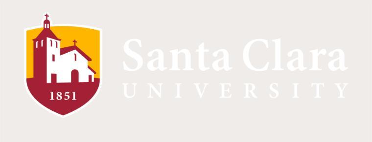 New SCU Logo in reversed version on a light beige background 