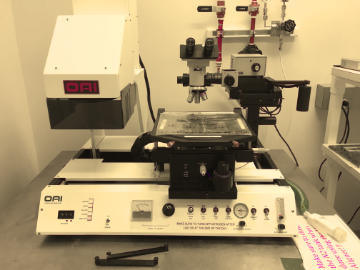 OAI 200 MaskAligner machine in a laboratory setting.