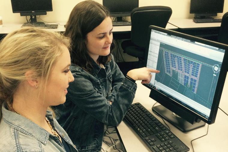 From left: Kaelyn Willey and Ellen McKay