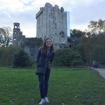 Ashton Politz '19 at Blarney Castle, Ireland
