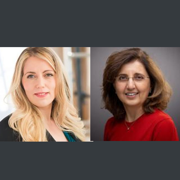 A graphic with Maya Ackerman and Maryam Khanbaghi