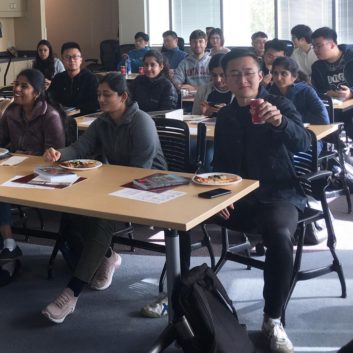 Graduate engineering students attend the winter 2020 orientation