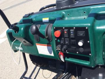 A control panel and electronics housing created with a laser cutter is used on an autonomous vehicle
