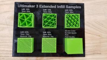 Ultimaker infill sample