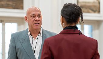 People in discussion