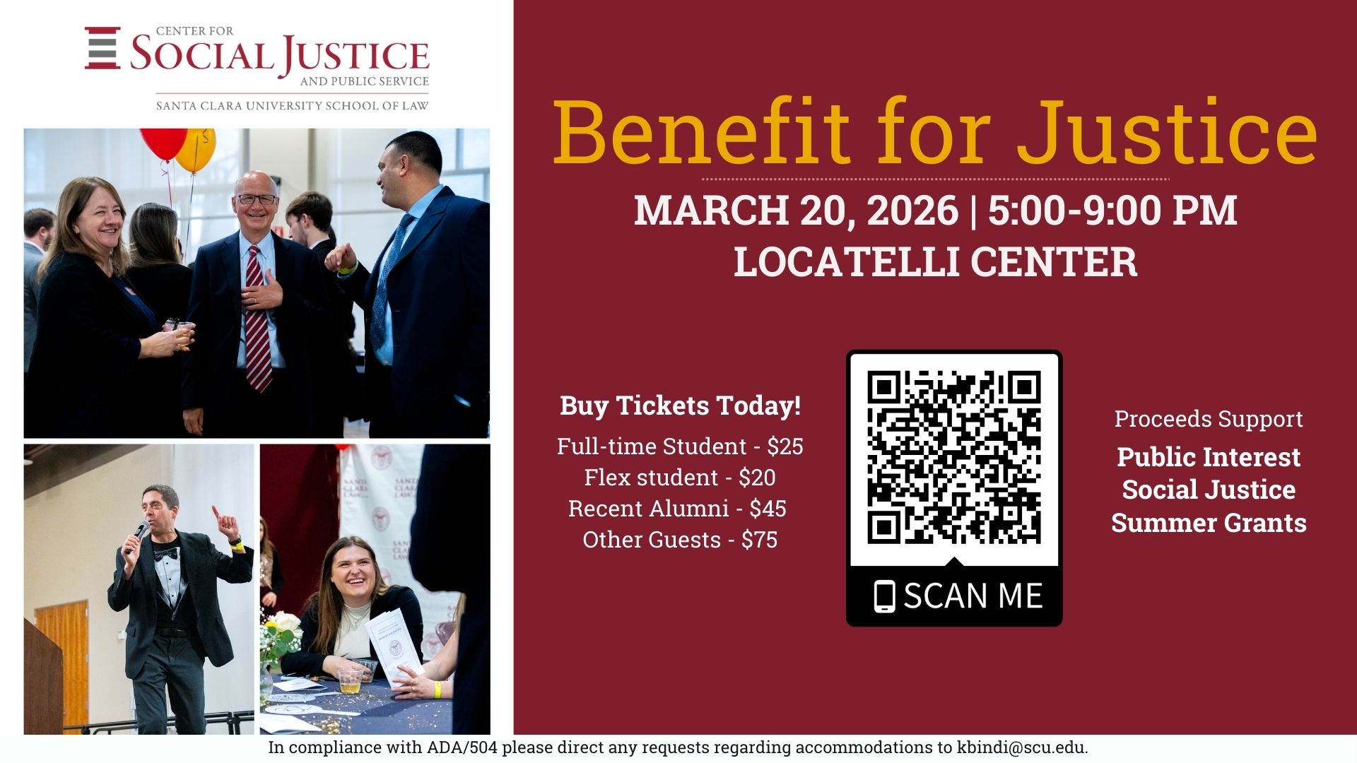 information for an event that has a QR code and people having fun at the event