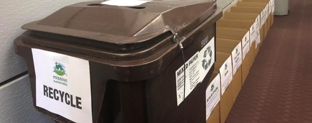 Zero waste zone to divert waste from the landfill during office moves