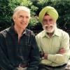 From left: John Finnemore and Sukhmander Singh