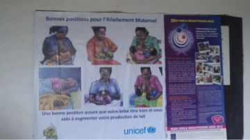 Some of the educational materials used on healthy breastfeeding practices