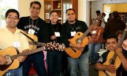 Group of students with Guitar 
