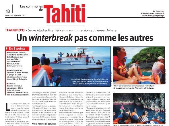 Christine Ahlstrom Tahiti