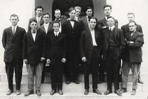 Dean Sullivan and Students