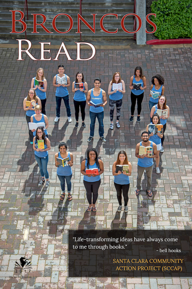 Members of SCCAP standing in a heart shape